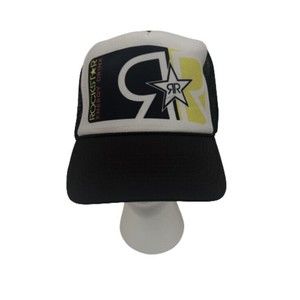 Vintage Rockstar Energy Drink Nissan Hat Cap Snapback Trucker Adjustable Foam